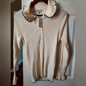 NWT Collared Long Sleeve